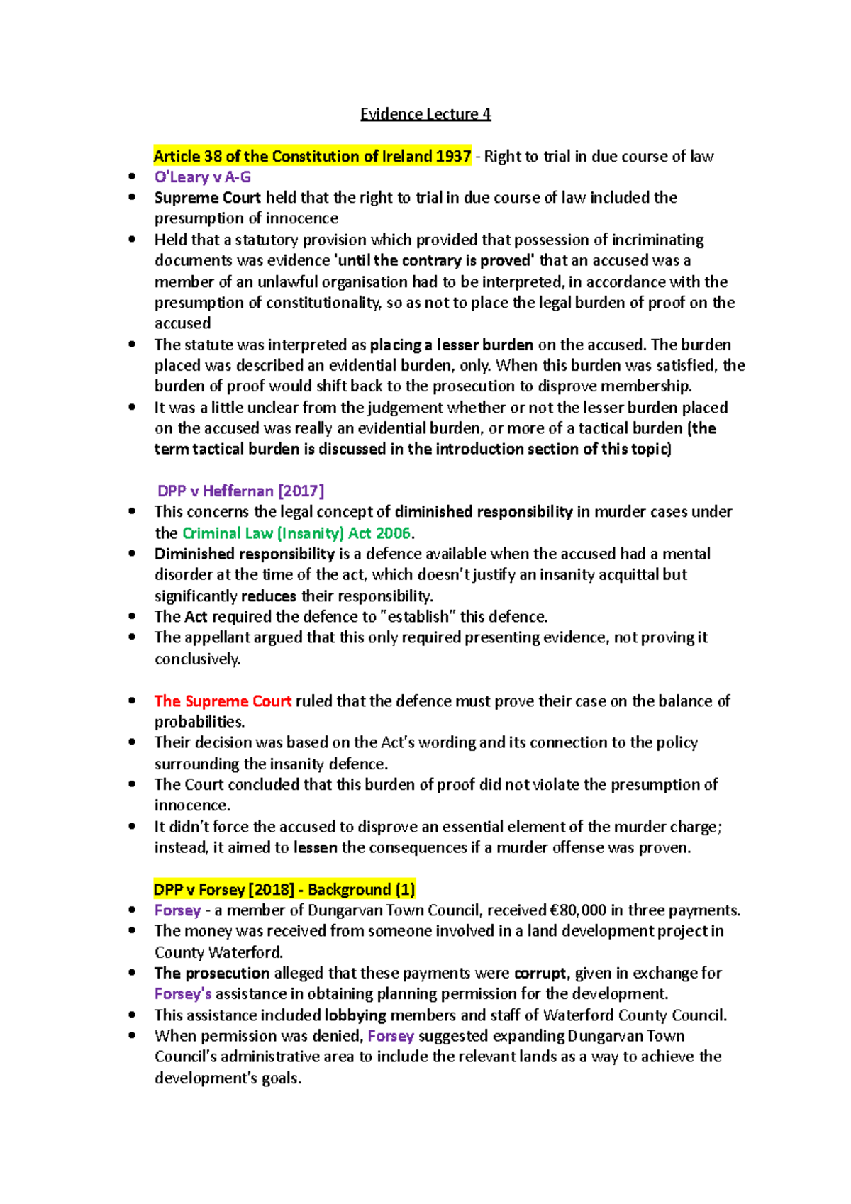 Evidence Lecture 4 copy - Evidence Lecture 4 Article 38 of the ...