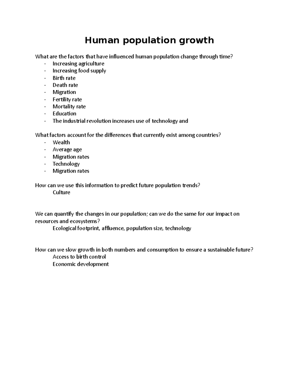 notes-chapter-5-human-population-growth-human-population-growth-what