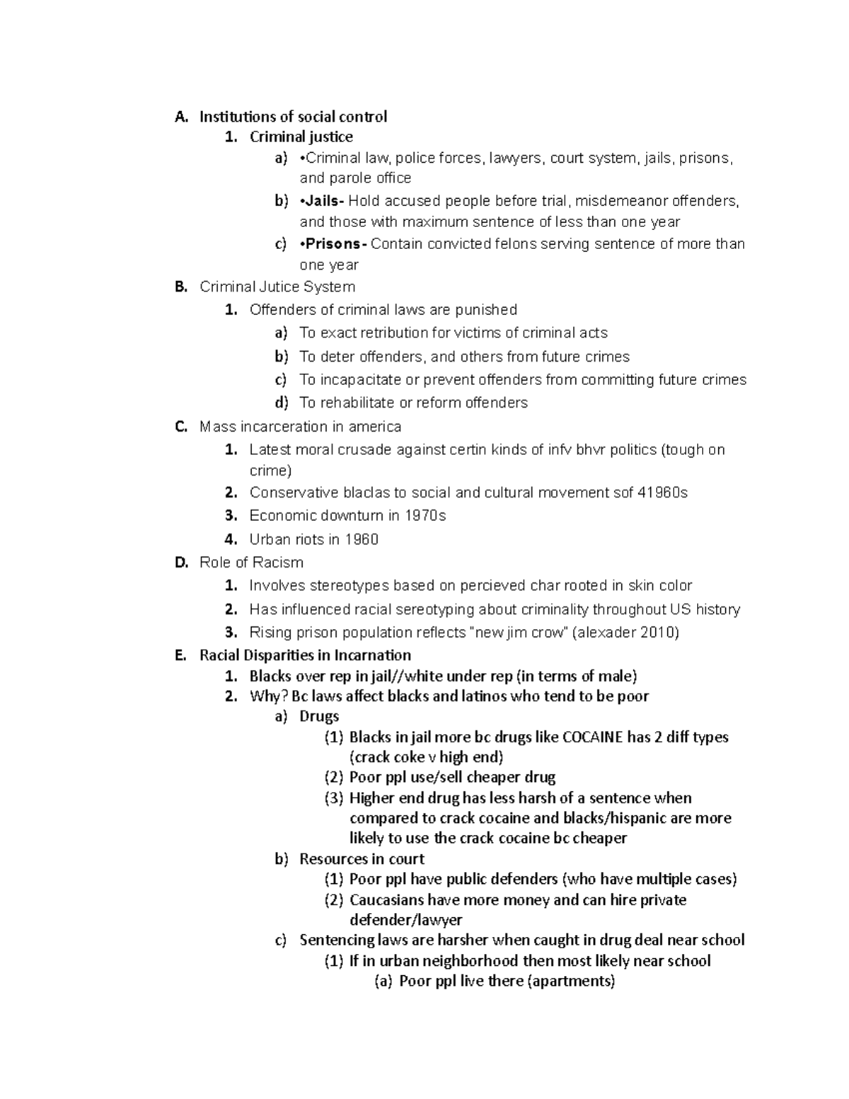 Institutions of social control - A. Institutions of social control 1 ...