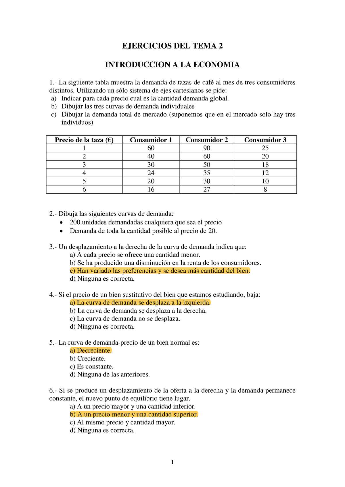 Practicas Tema 2 - Práctica Tema 2 Corregida - 1 EJERCICIOS DEL TEMA 2 ...