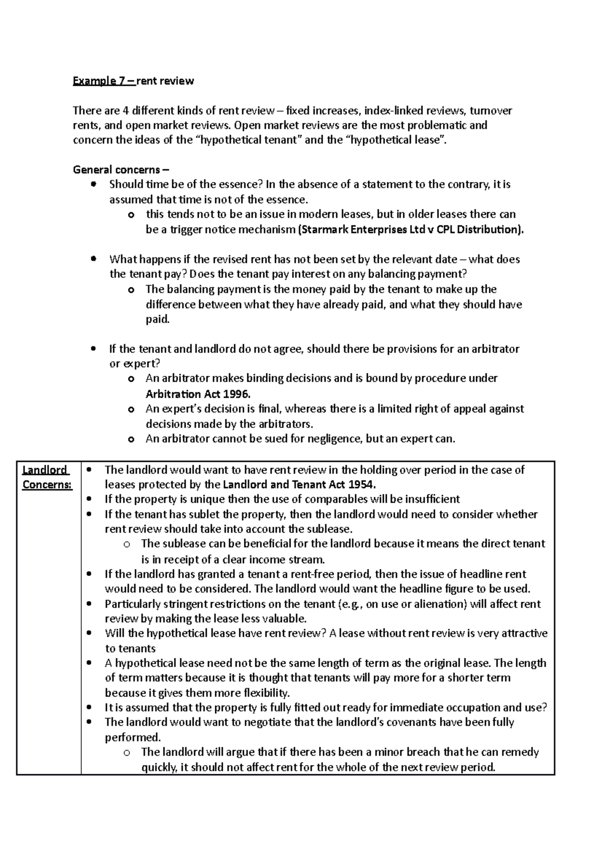 Rent Review Mechanism - Login pages Info