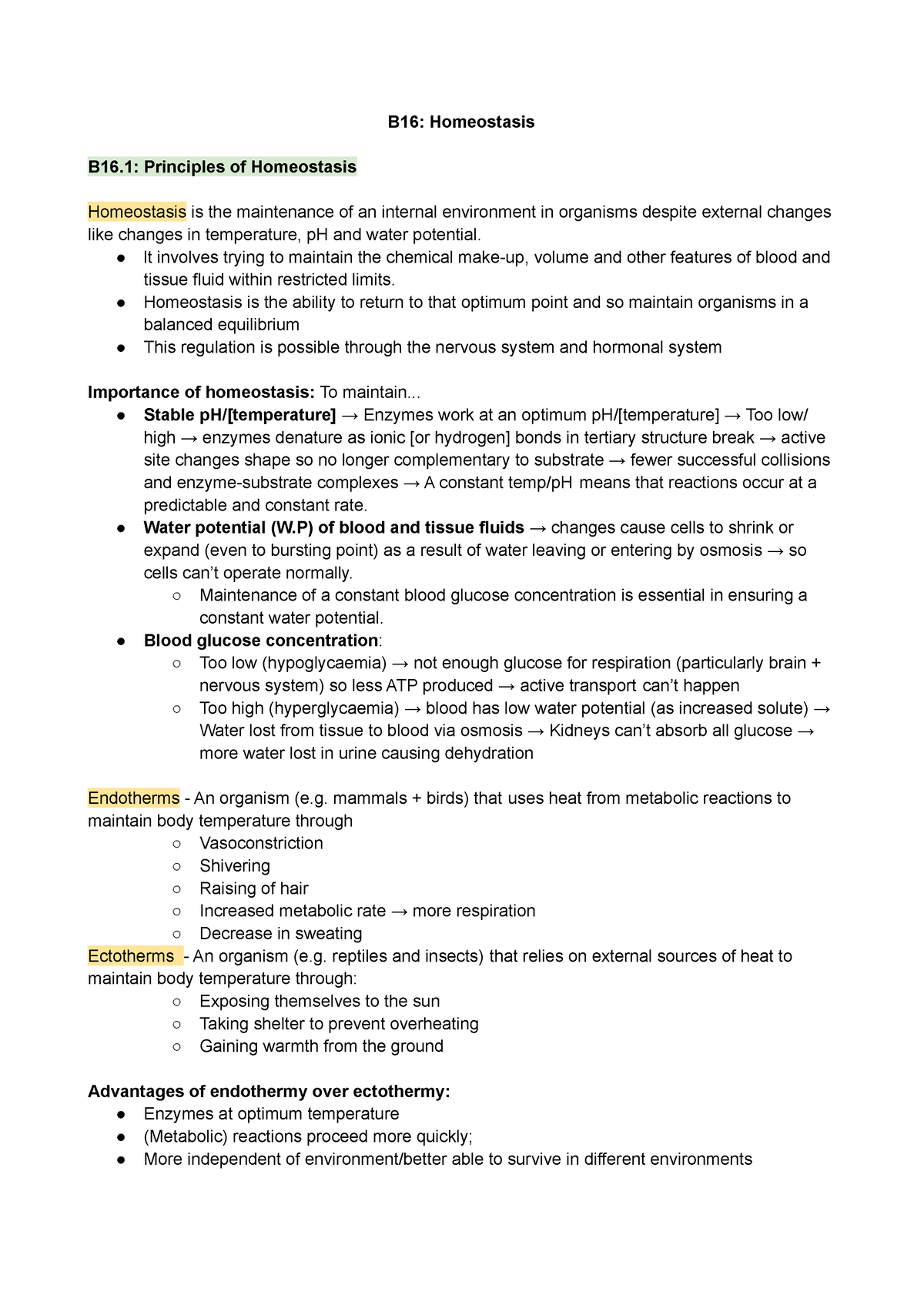 b16-homeostasis-revision-notes-b16-homeostasis-b16-principles-of