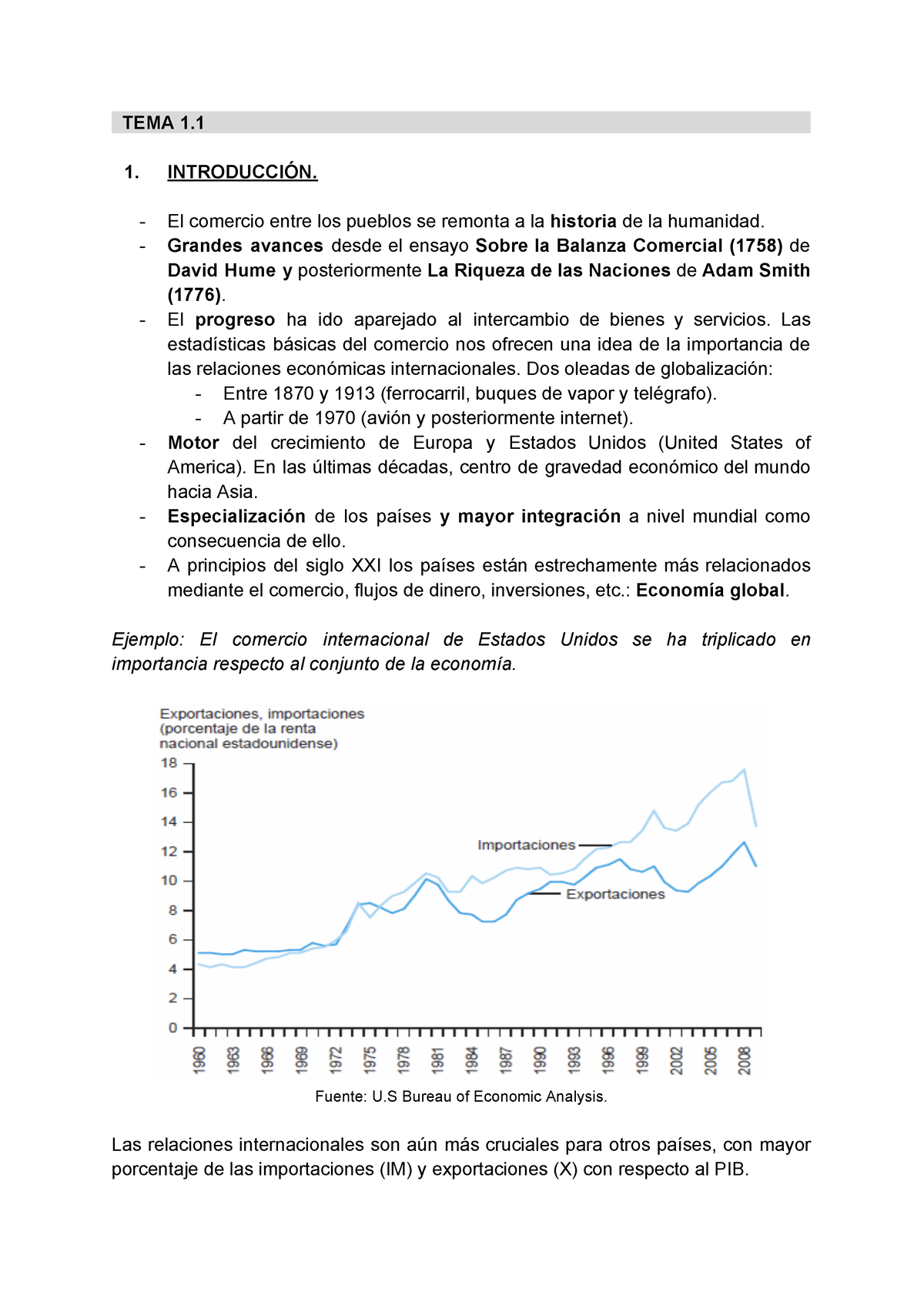 TEMA 1.1. - Introducción A La Economía Internacional Y Antecedentes ...