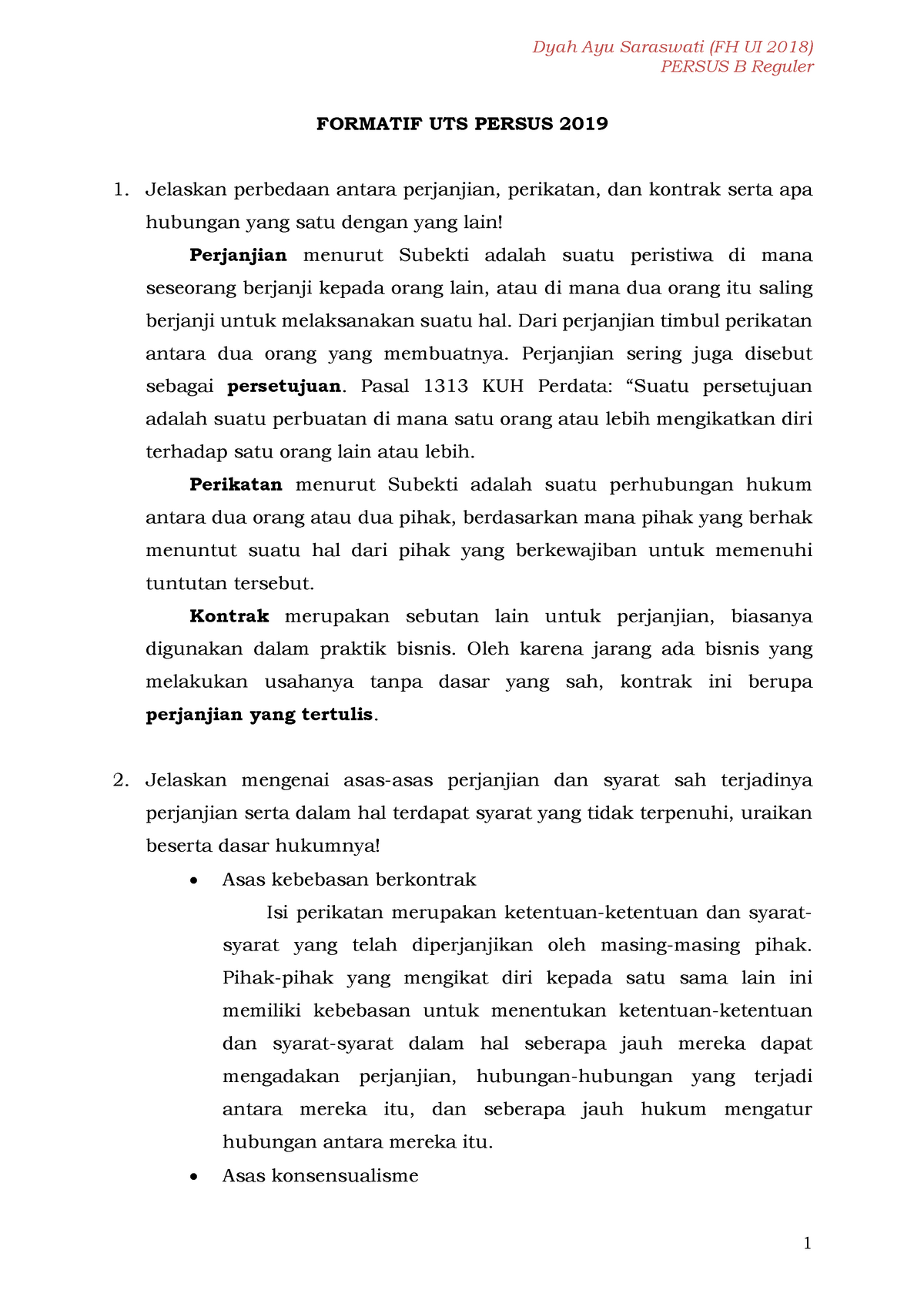 Sample/practice Exam 24 October 2019, Questions And Answers - PERSUS B ...