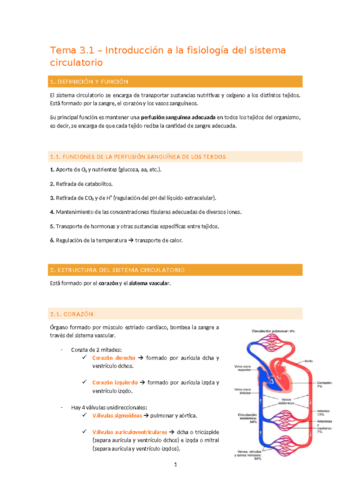 Introducción A La Fisiología Del Sistema Circulatorio Tema 3 Introducción A La Fisiología 4170