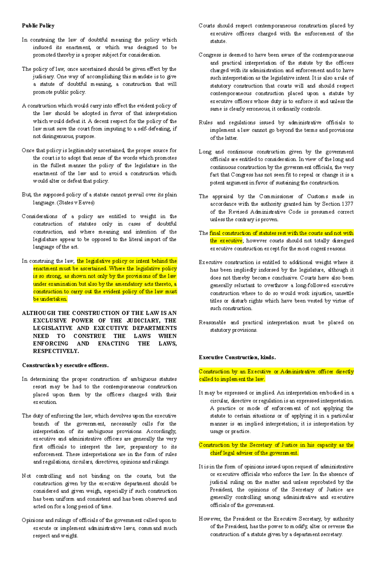 326530951-statcon-review-for-recits-public-policy-in-construing-the