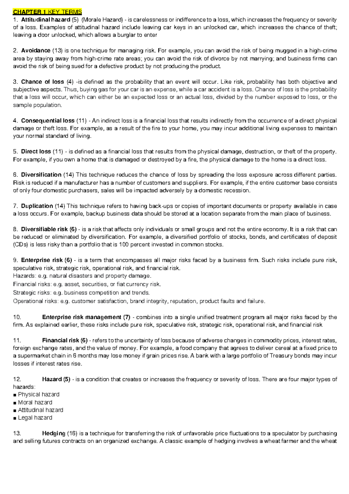 insurance-quiz-study-chapter-1-key-terms-attitudinal-hazard-5