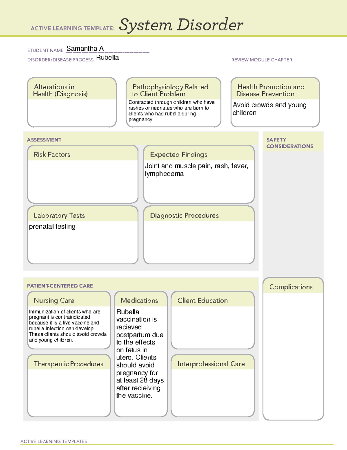 rubella-active-learning-templates-system-disorder-student-name