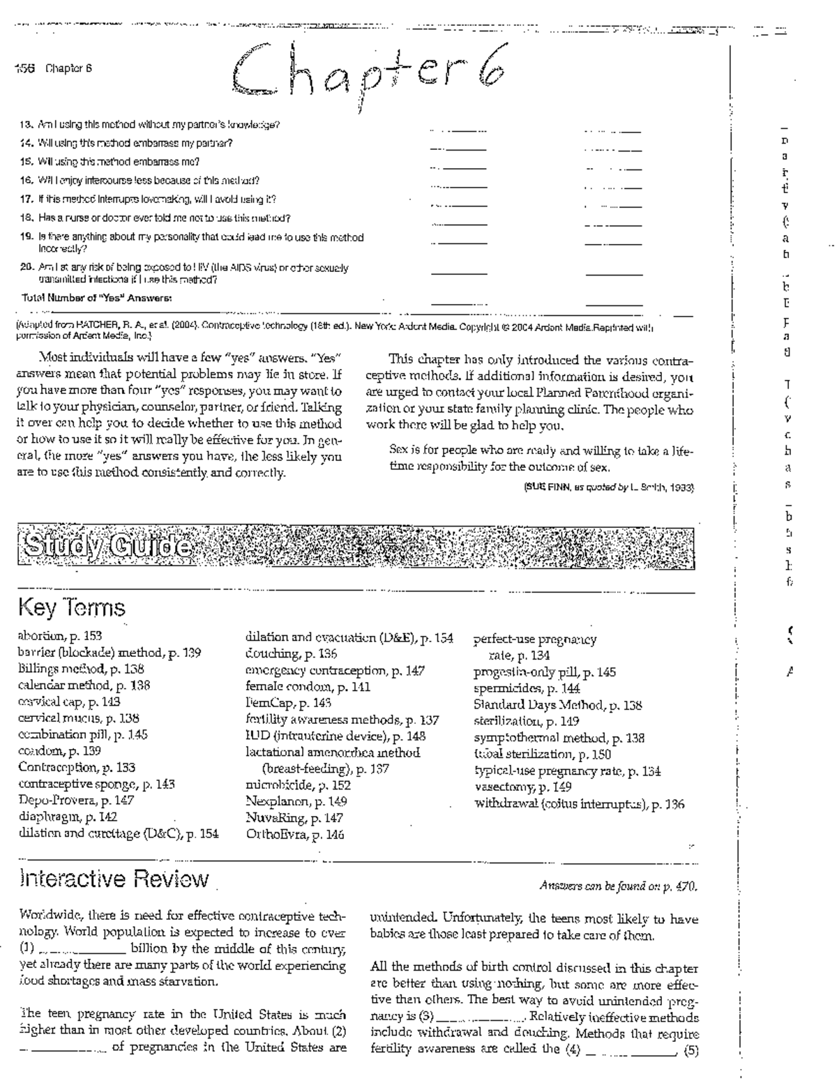 Chapter 6 Study Guide-1 - PSYCH 306 - Studocu