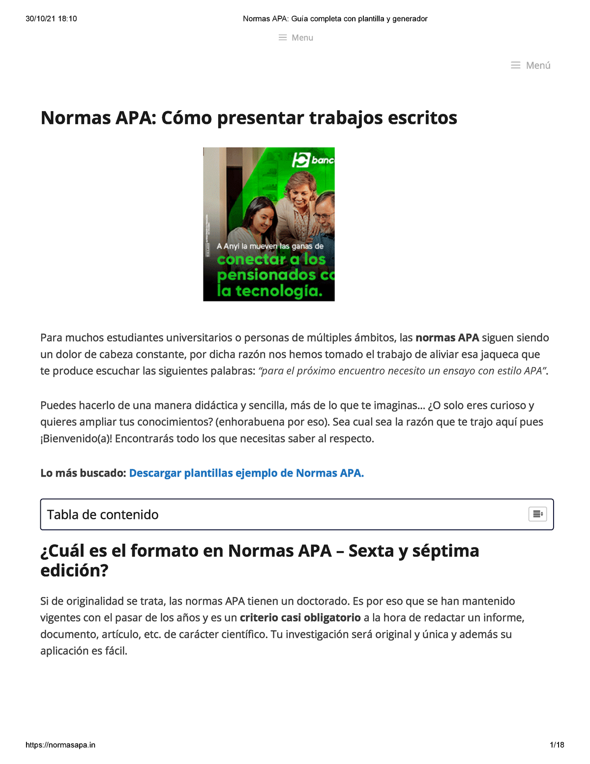 Normas APA Guía completa y Normas APA: Cómo presentar trabajos escritos - StuDocu