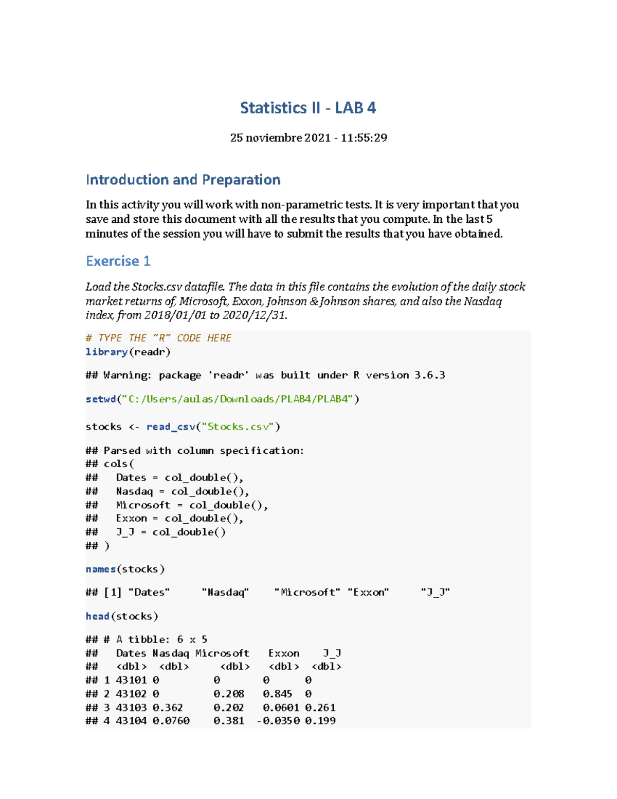 PLAB4 - Lab Activity 4 - Statistics II - LAB 4 25 Noviembre 2021 - 11: ...