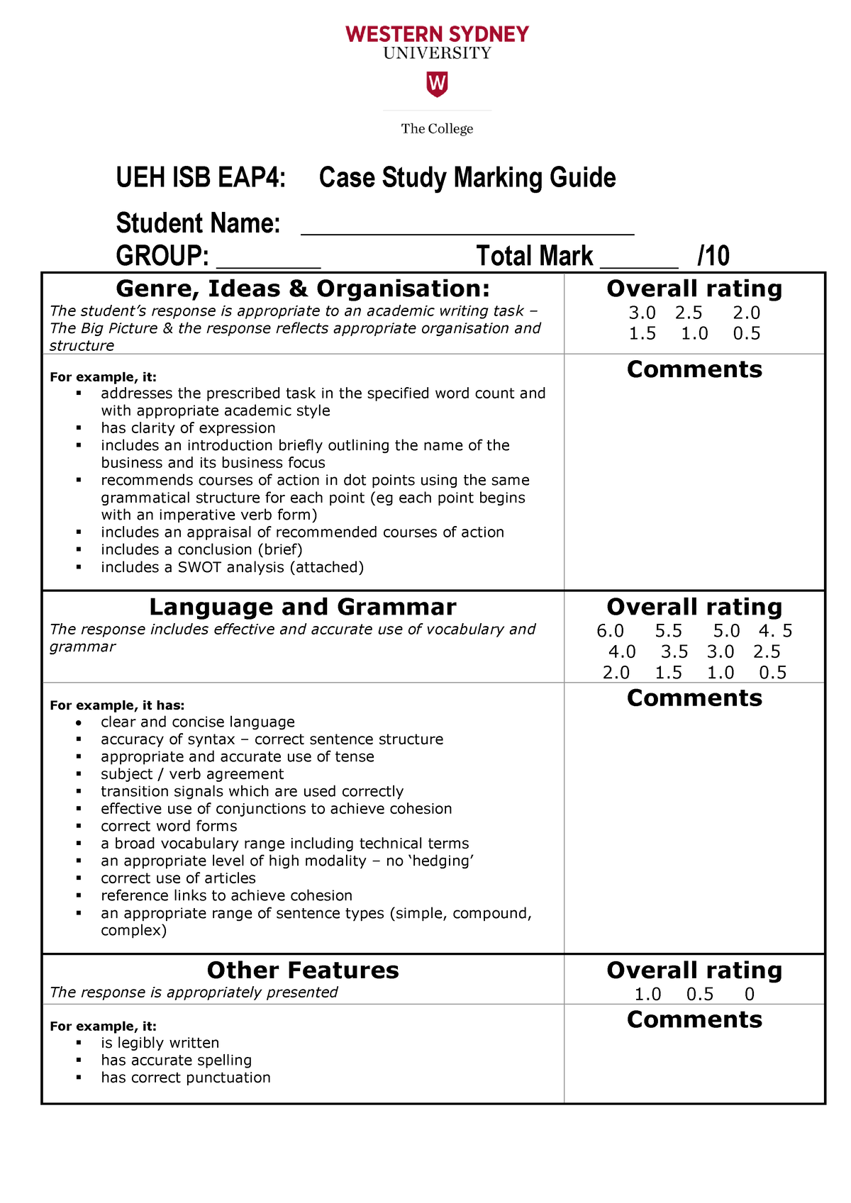 babcp case study marking criteria