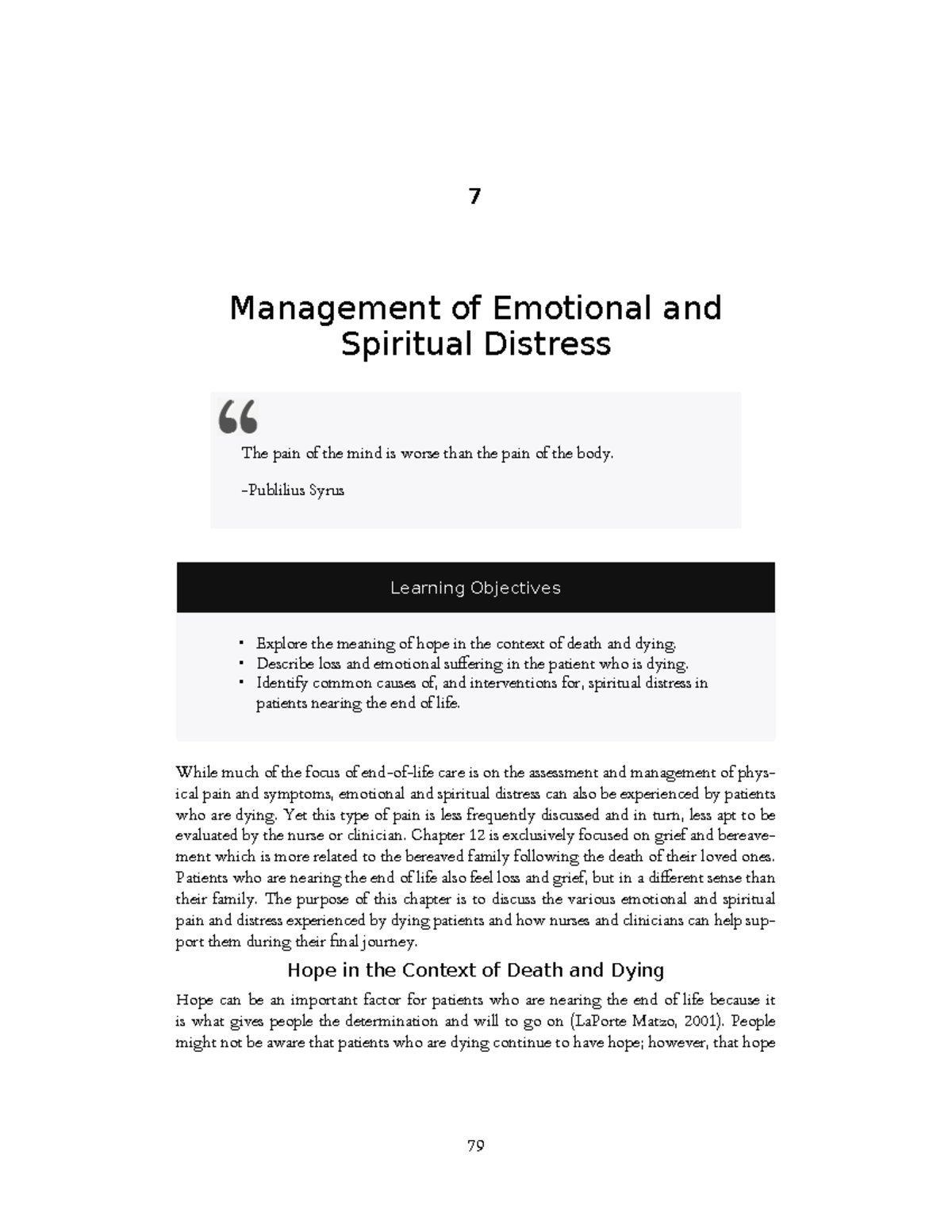 Nursing care at the end of life what every clinician should know 25 - 7 ...
