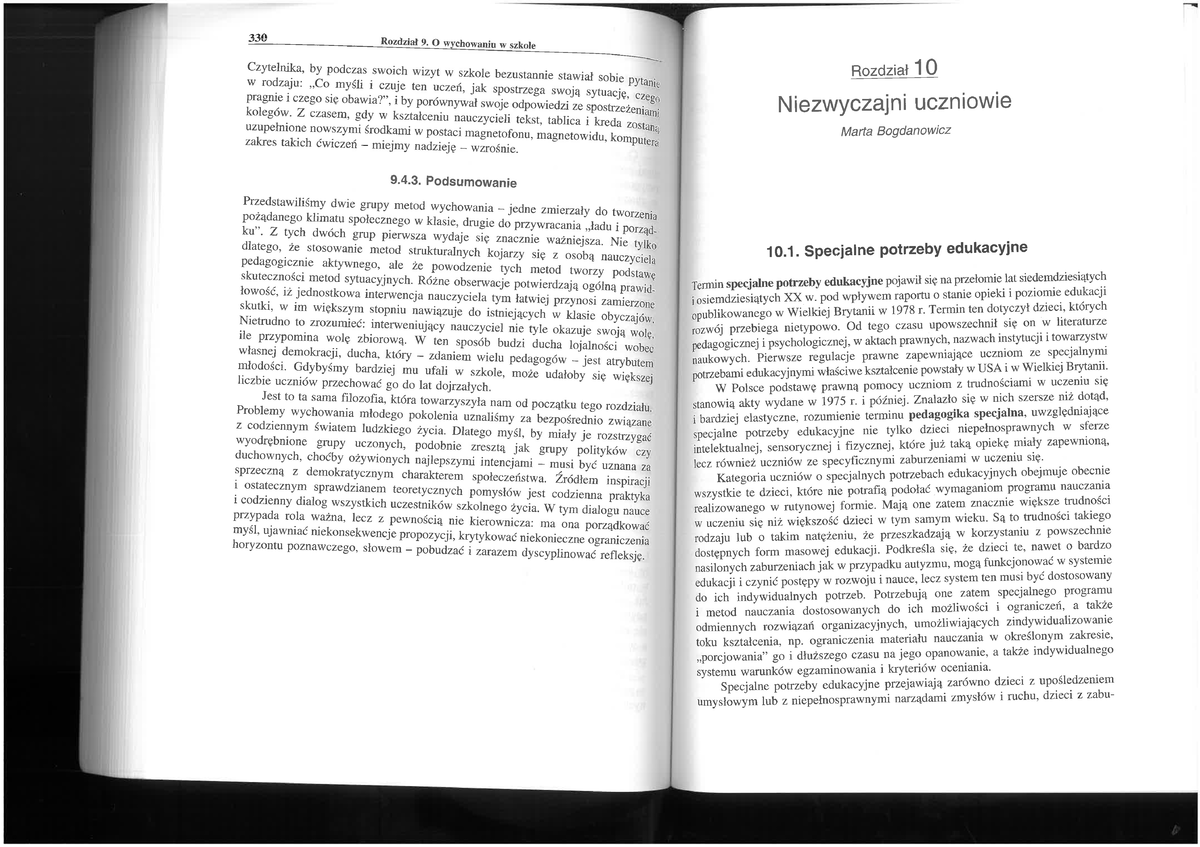 Kruszewski K Sztuka nauczania Czynności nauczyciela rozdz 10 s 331
