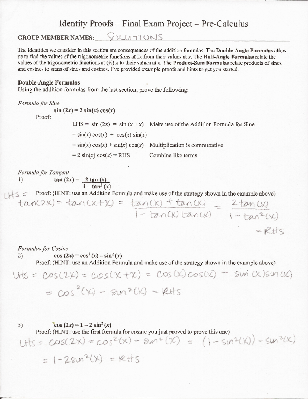 Final Project McInnis - Identity Proofs Final Exam Project GROUP MEMBER ...