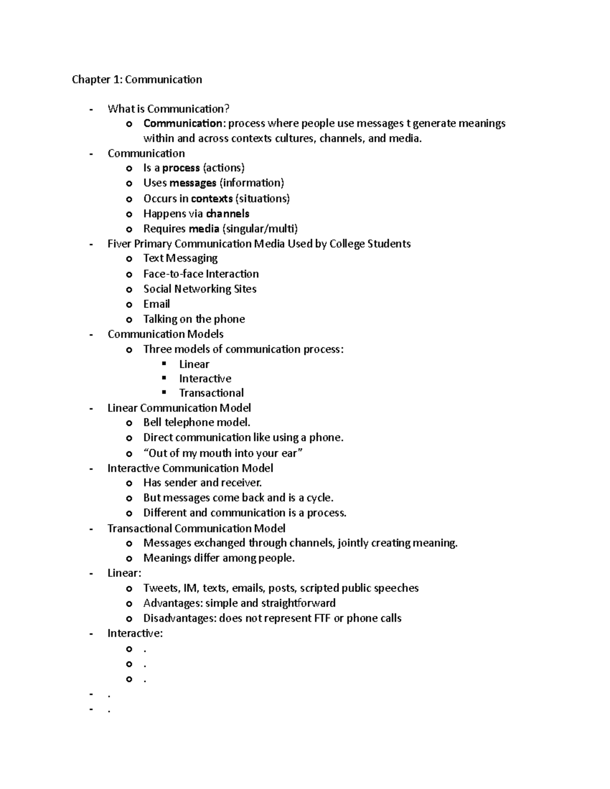 comm-1500-ch-1-chapter-1-notes-chapter-1-communication-what-is