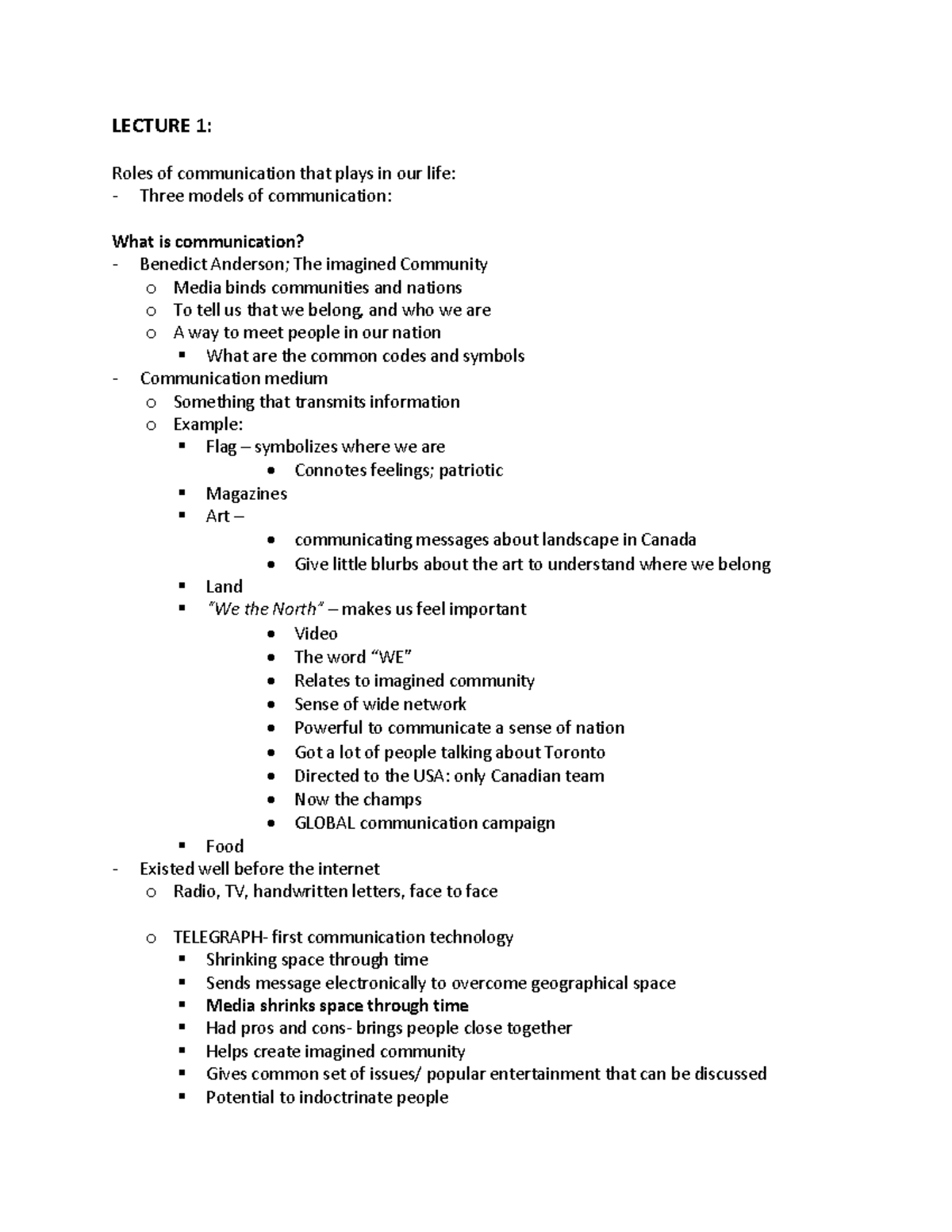 Communication Lectures - Warning: TT: Undefined Function: 32 LECTURE 1 ...