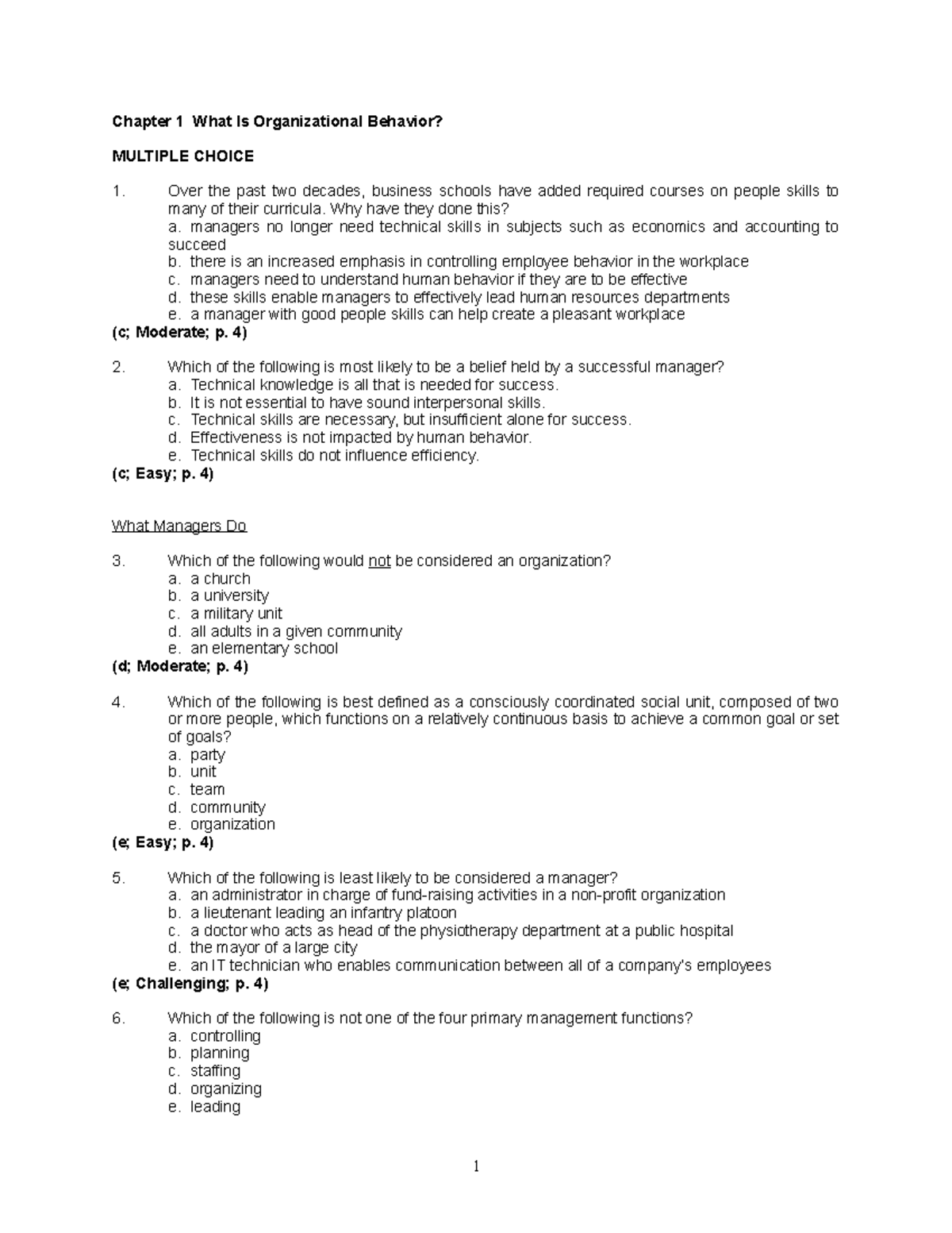 Midterm 21 5 November 2018, Questions And Answers - Chapter 1 What Is ...