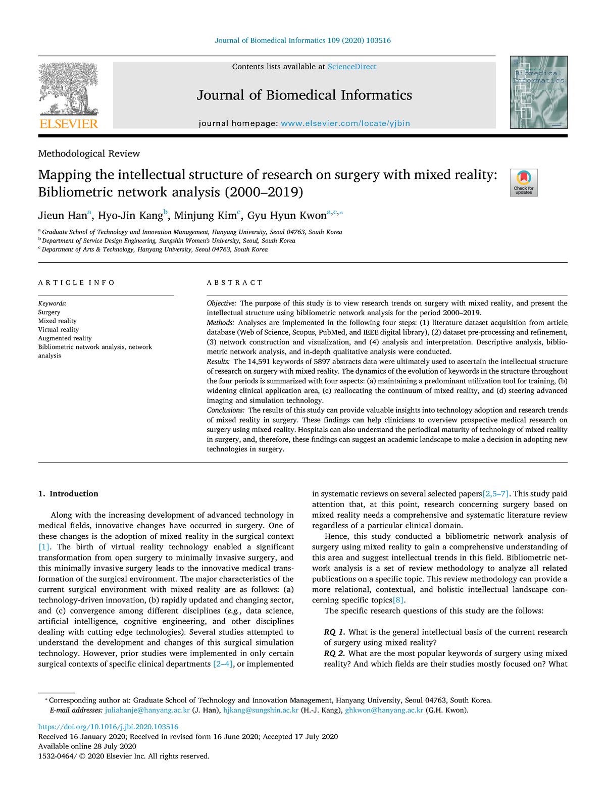 1-s2 - Artile - Contents Lists Available At ScienceDirect Journal Of ...