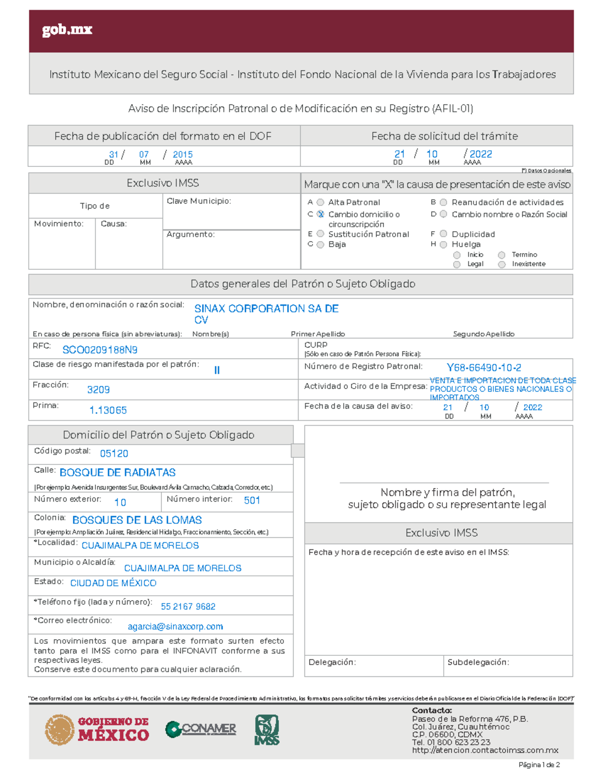 Comprobante De Domicilio Ante El Imss - Image To U