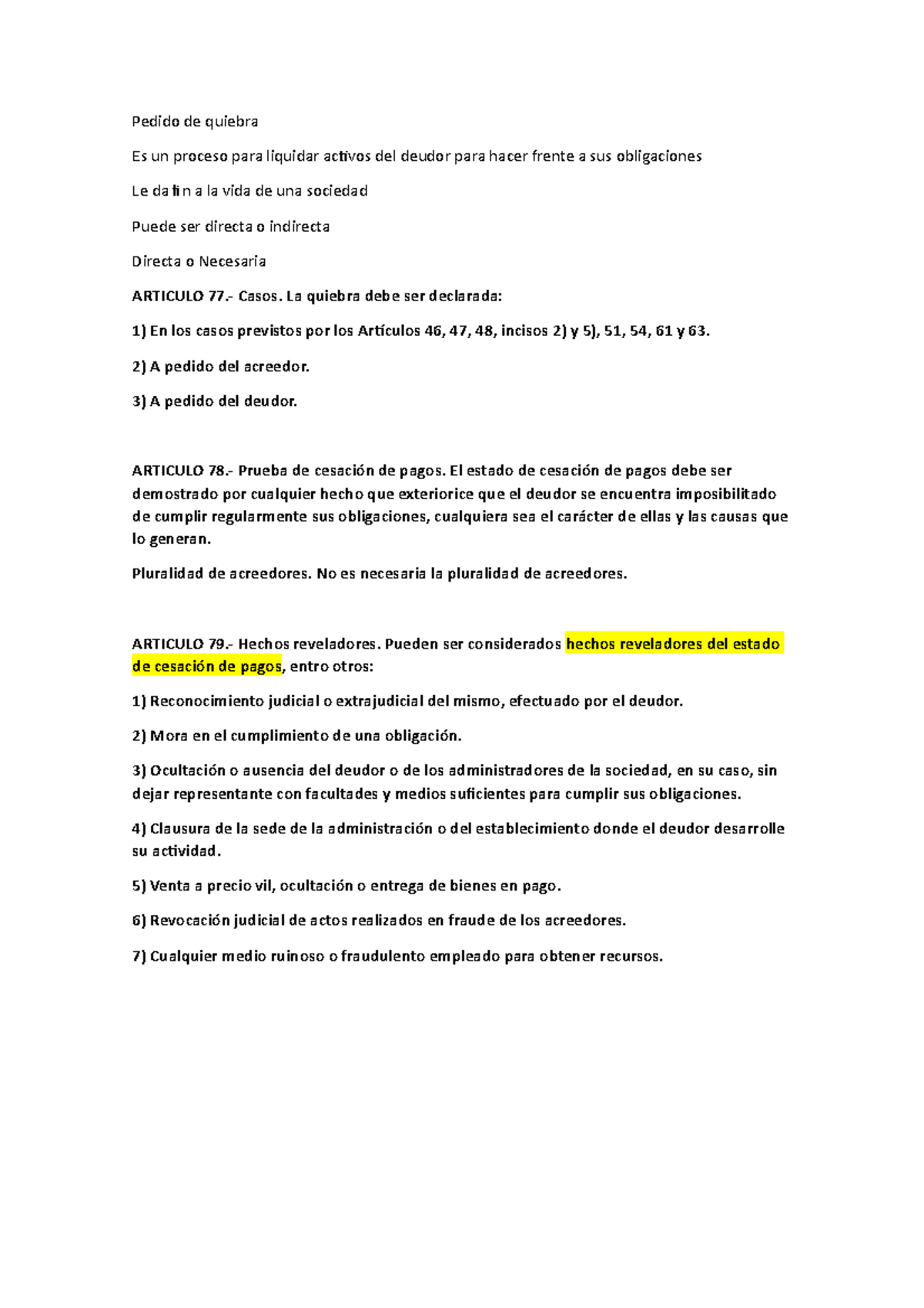 1) 7-10 - .... - Pedido De Quiebra Es Un Proceso Para Liquidar Activos ...