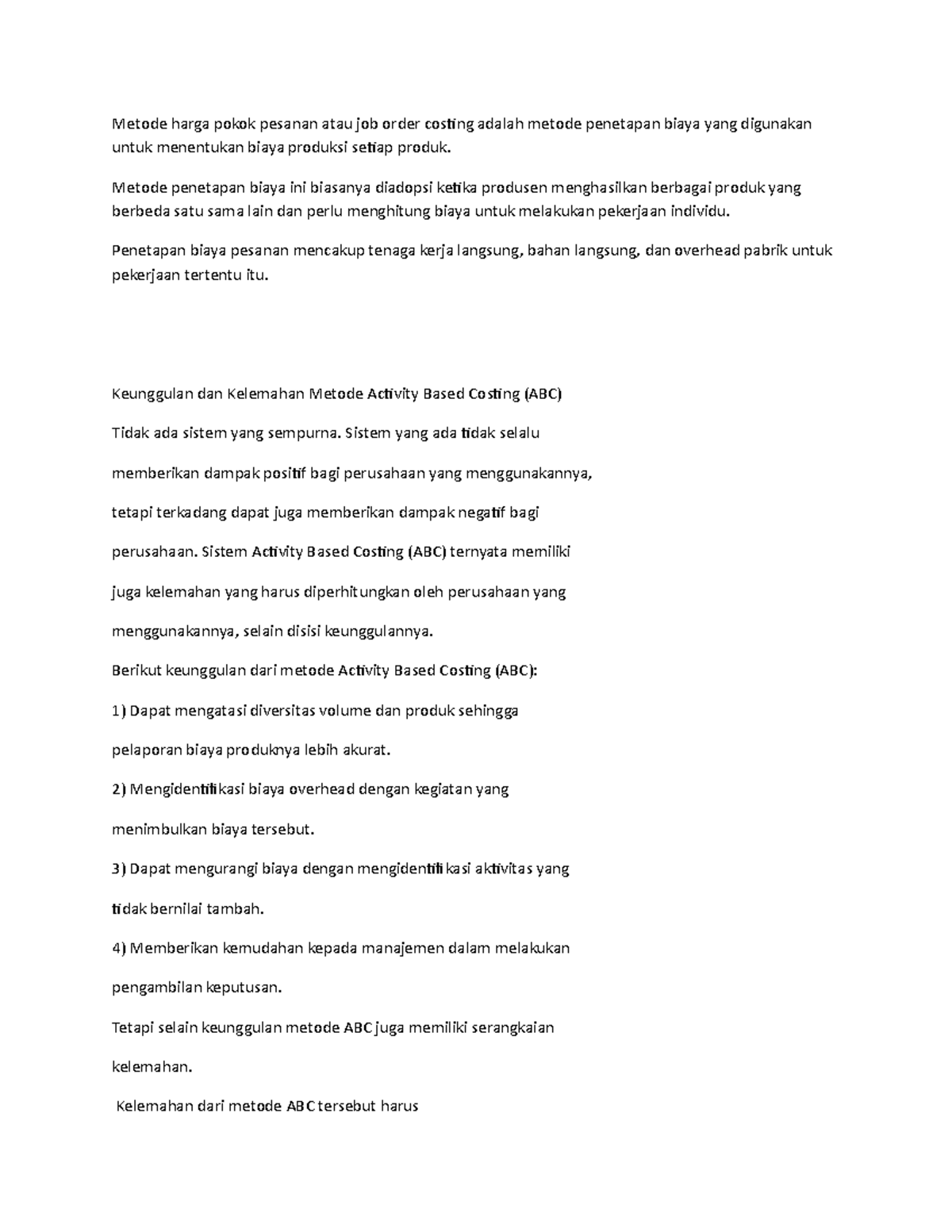 Metode harga po-WPS Office - Metode harga pokok pesanan atau job order