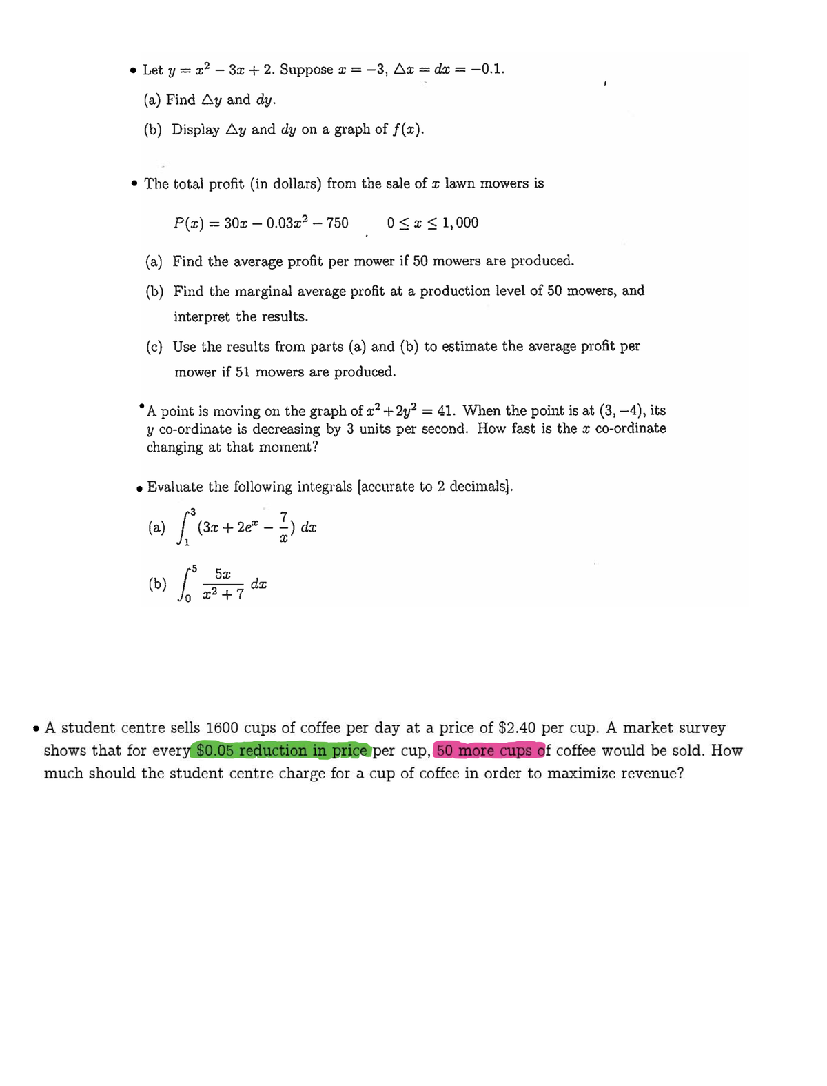 MATH 209 EXERCICES - MATH 209 - Studocu