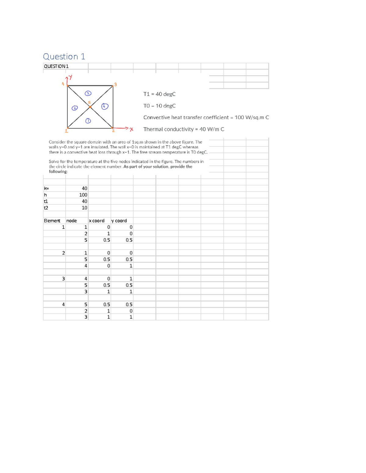 Samee Syed Final Exam Element Node X Coord Y Coord K2 1 0 1 0 Ael