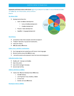 Chapter 1 History Of Early Childhood Education - Summaries And Lecture ...