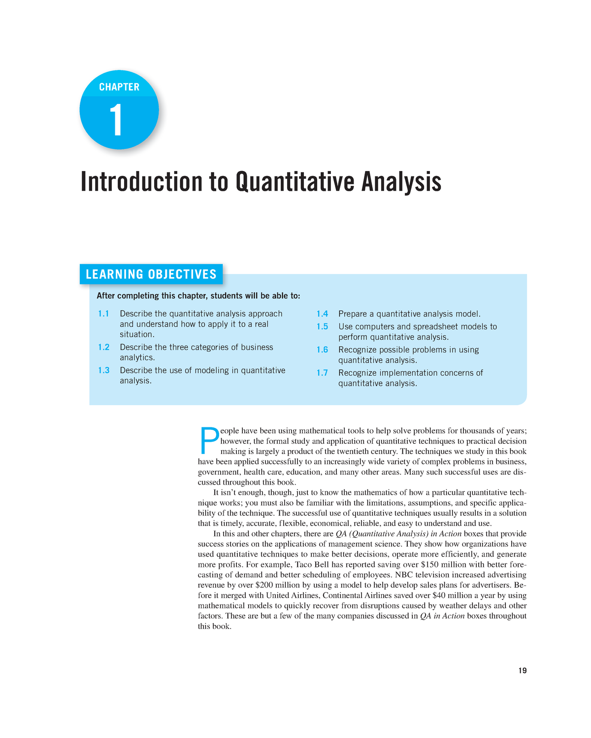 quantitative analysis for management decision assignment