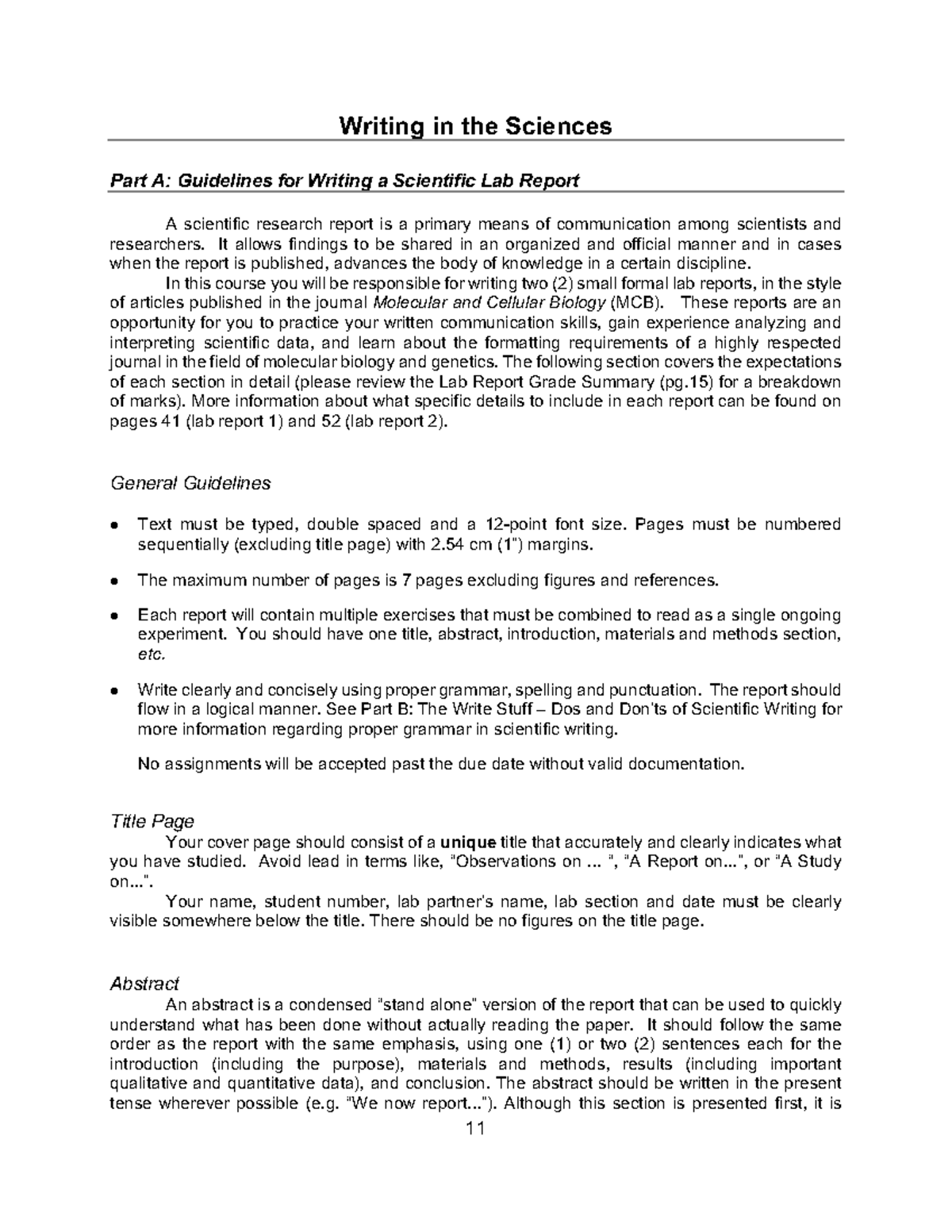 Scientific writing - notes - Mbg4080 - U of G - Studocu