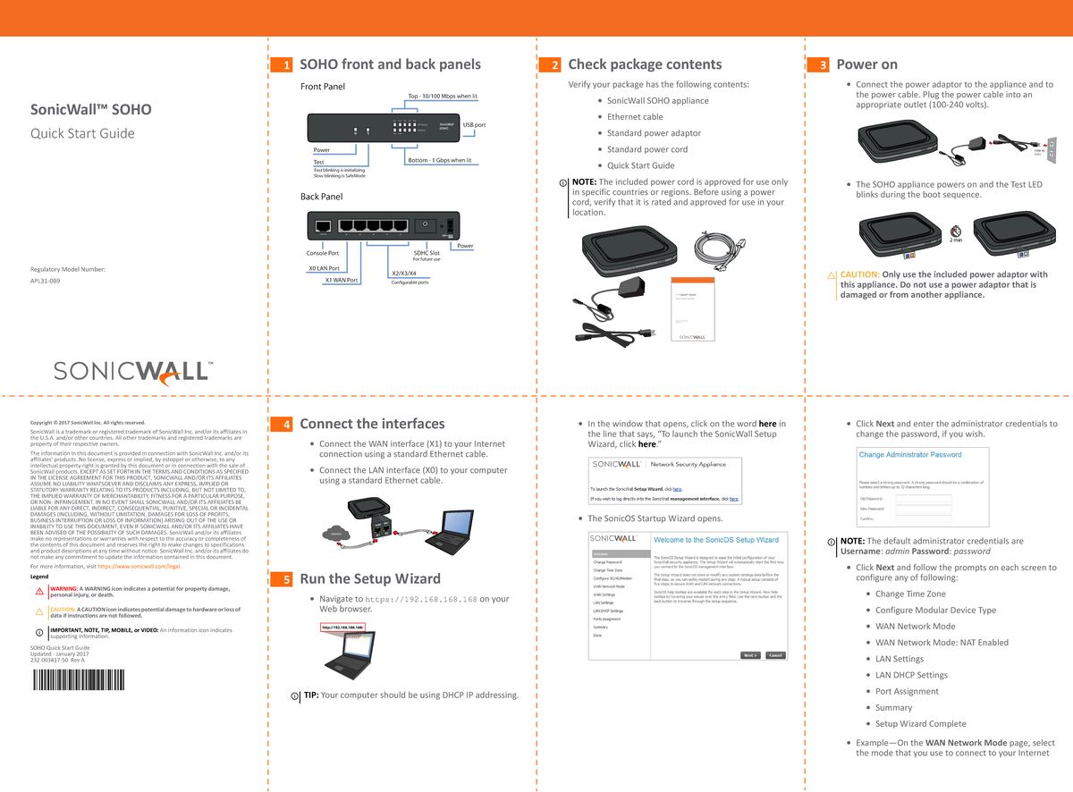 Soho quick start guide thing for indevidual care - 1 SOHO front and ...