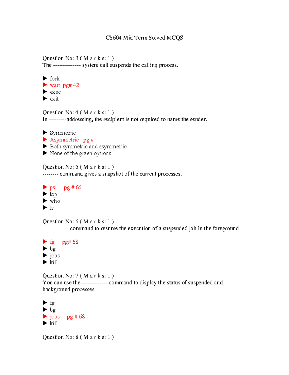 Cs604 Solved Midtermpapers Cs604 Mid Term Solved Mcqs Question No 3 M A R K S 1 Vuzs The Cs604 Solved Midtermpapers Cs604 Mid Term Solved Mcqs Question No 3 M A R K S 1 Vuzs The