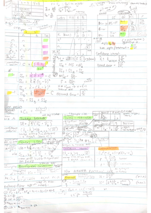 Biometry 7-10 - Tut tests 7-10 - Concept 1) Consider S What is formula ...