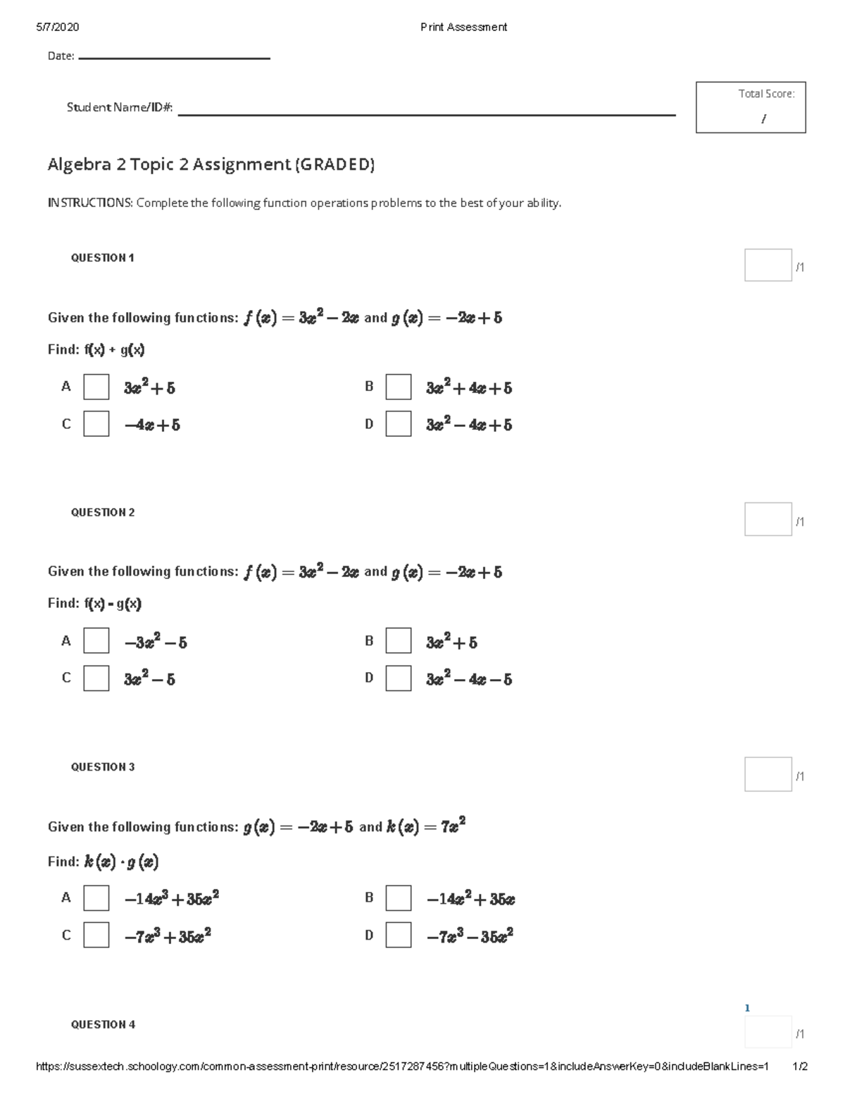 algebra-2-topic-2-assignment-graded-5-7-2020-print-assessment-studocu