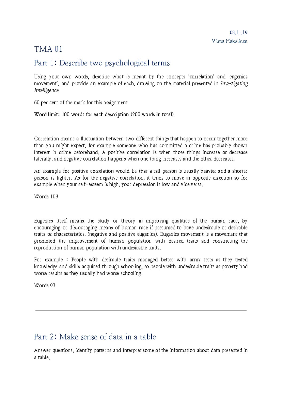 Open university assignment 2021 image