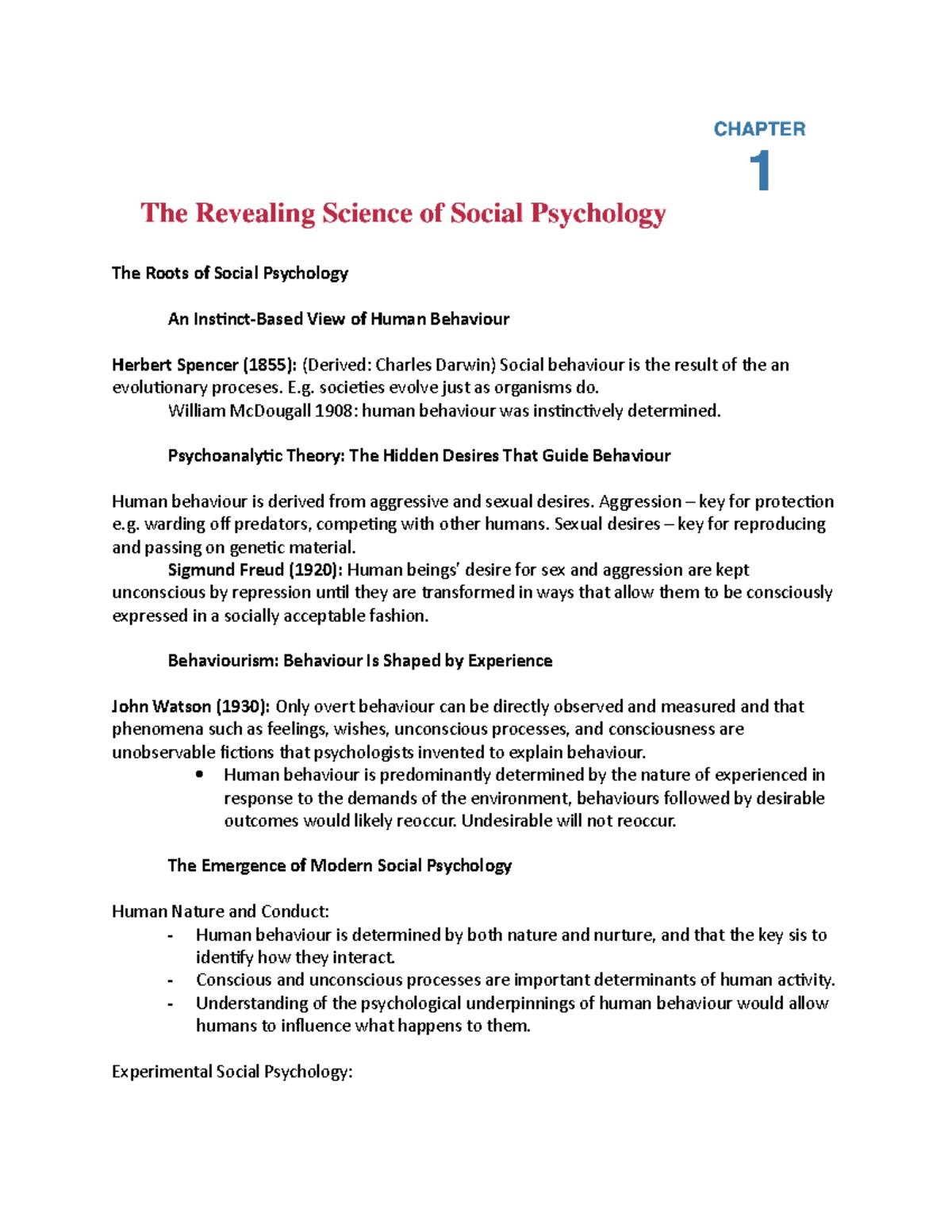 social-psych-midterm-1-the-roots-of-social-psychology-an-instinct