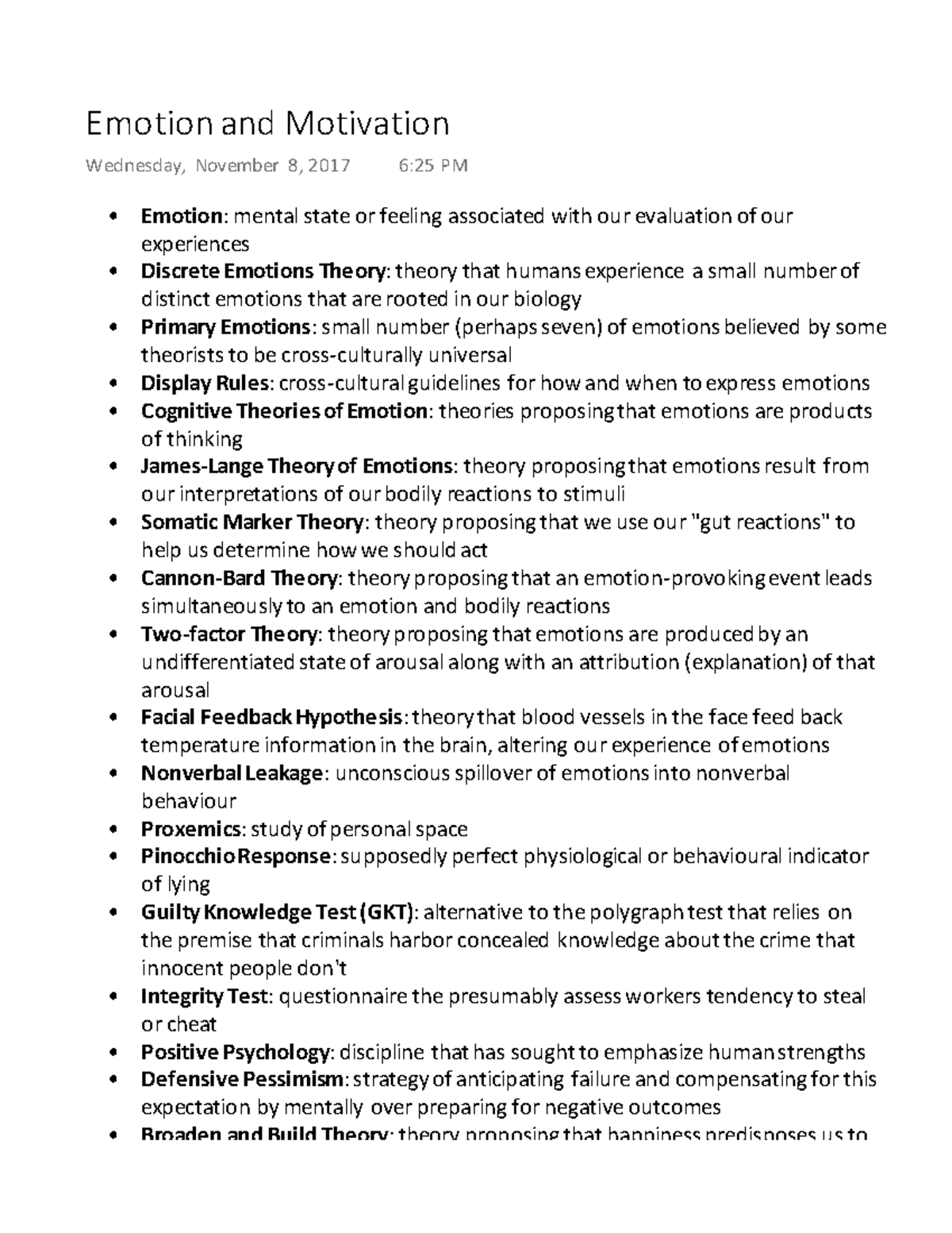 Emotion And Motivation Psychology Quizlettypography - we10cdp