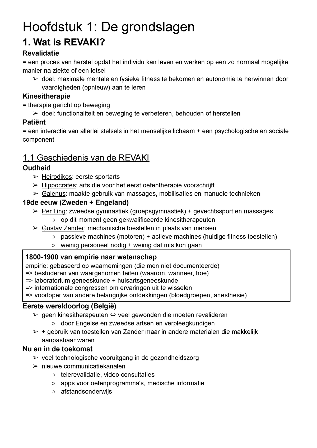 Introductie Tot De Revaki Hoofdstuk 1-9 - Hoofdstuk 1 : De Grondslagen ...