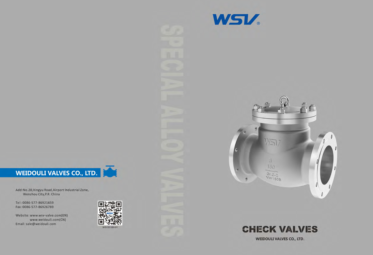 Valvula check WSV - mecanica de fluidos - Studocu