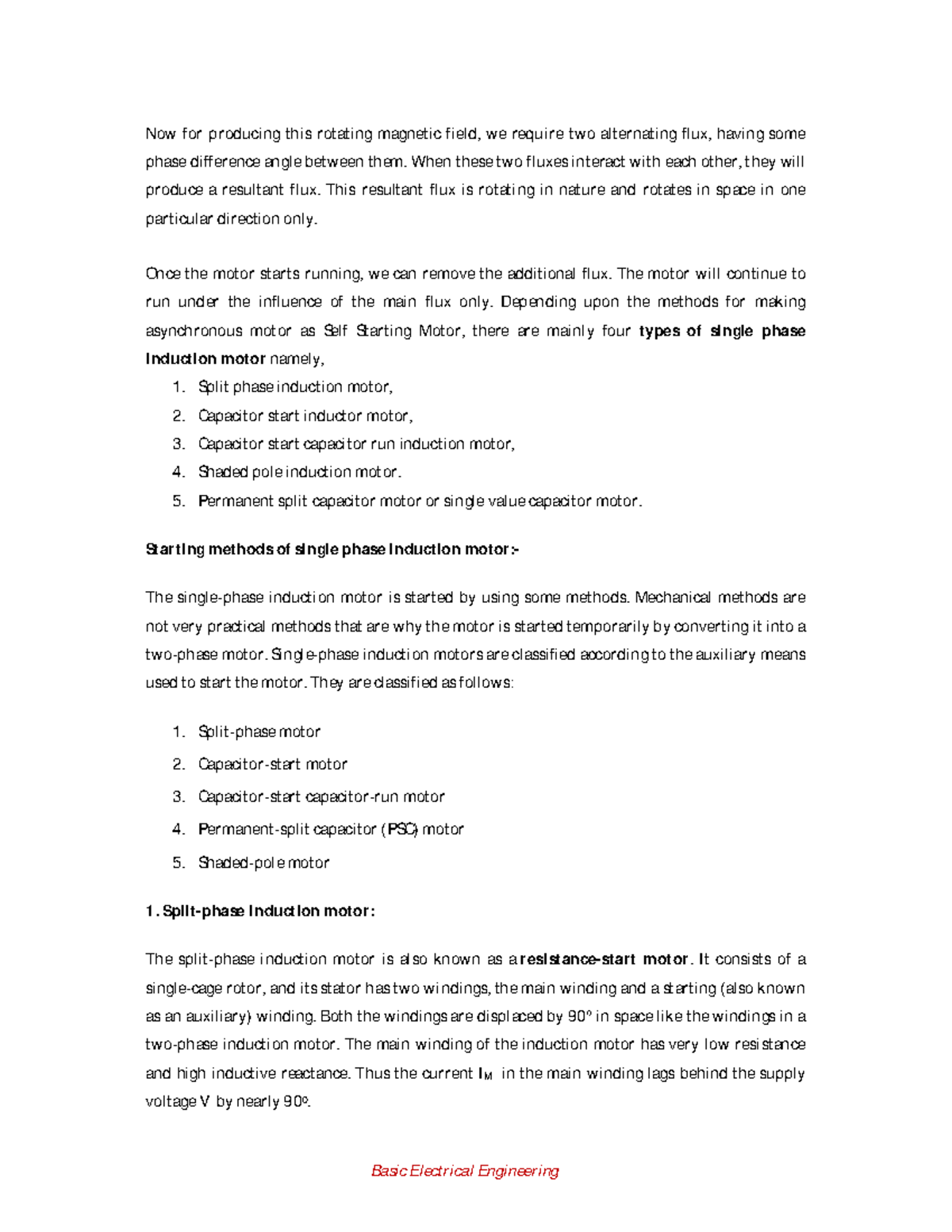 Basic Electrical Engineering All Unit Notes-16 - Now for pr oducing ...