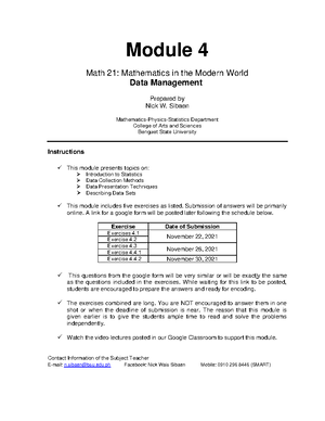 Module 3 Problem Solving And Reasoning - Module 3 Math 21: Mathematics ...