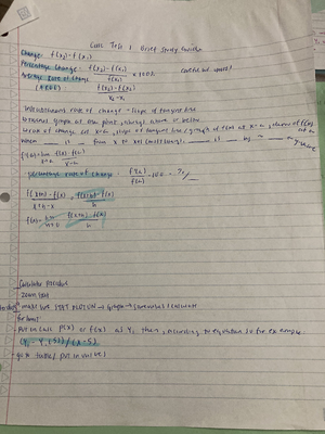 Chapter 3 - Handouts - MATH 1231 - Studocu