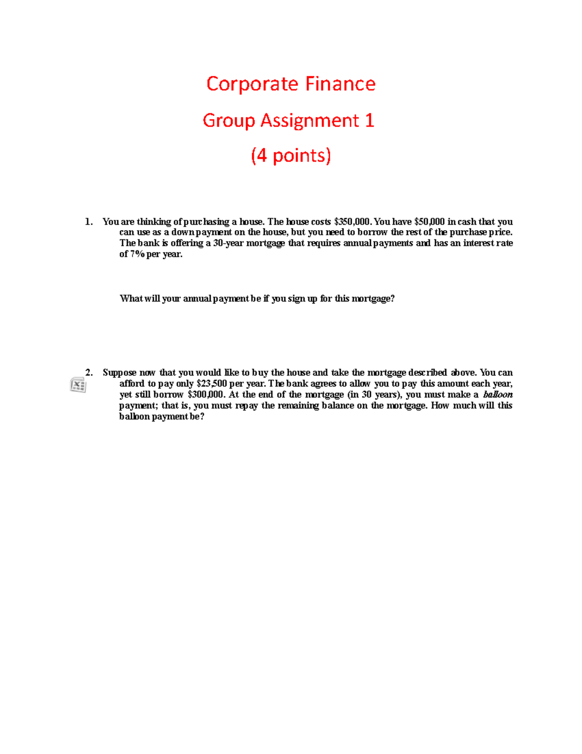 what is a corporate general assignment