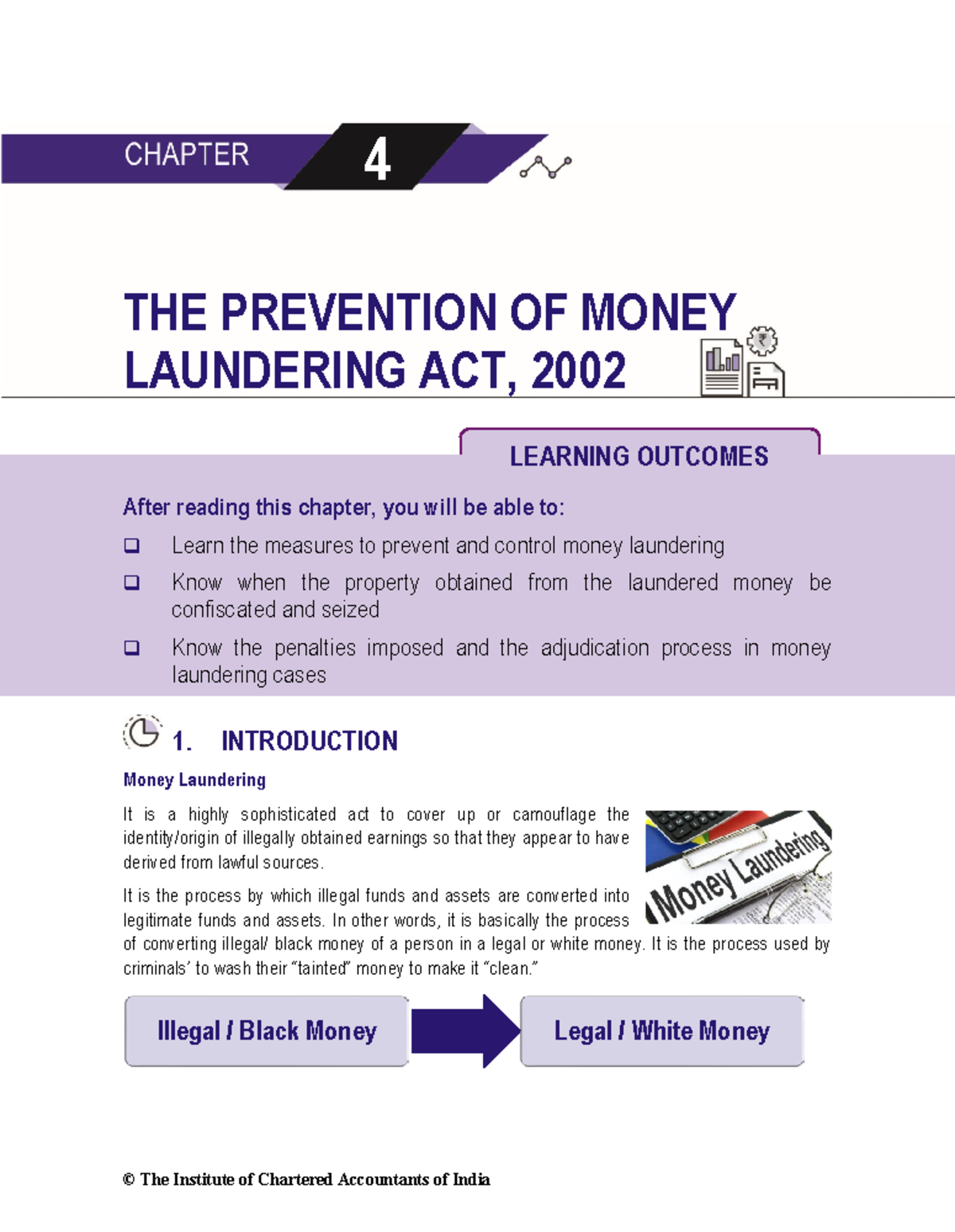 Prevention of money laundering act - 4 THE PREVENTION OF MONEY ...
