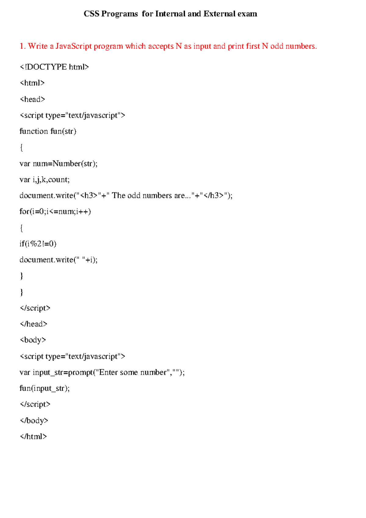 Css-internal and external programs 2024 - CSS Programs for Internal and ...
