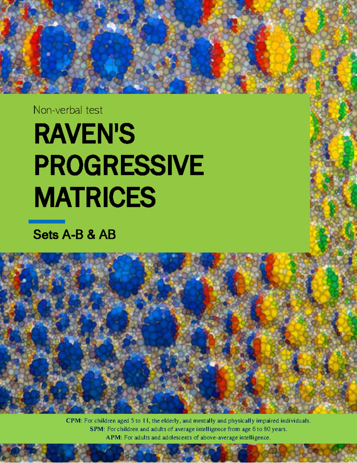 1 Ravens Main cover - Statistical Physics - 1 Sets A-B & AB RAVEN'S ...