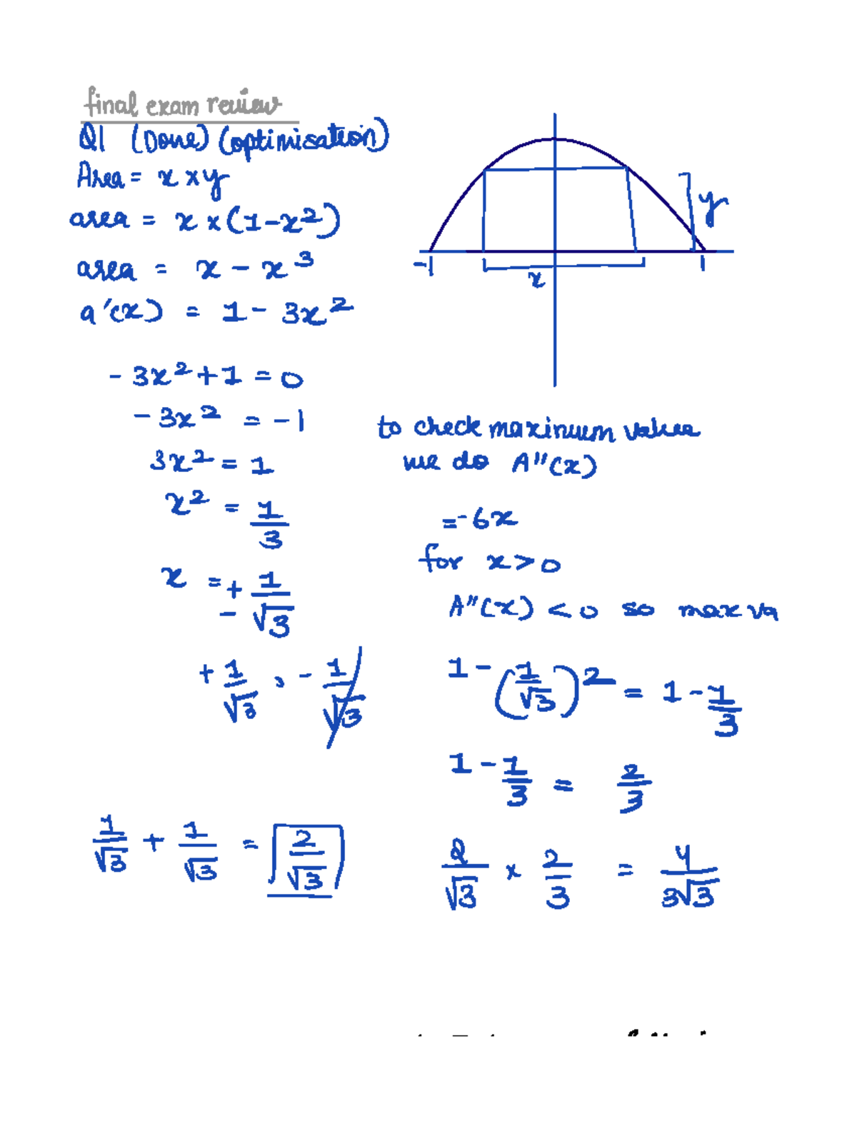 Final Exam Review Notes Math Studocu