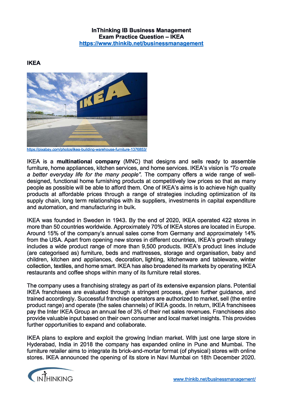 business case study ikea