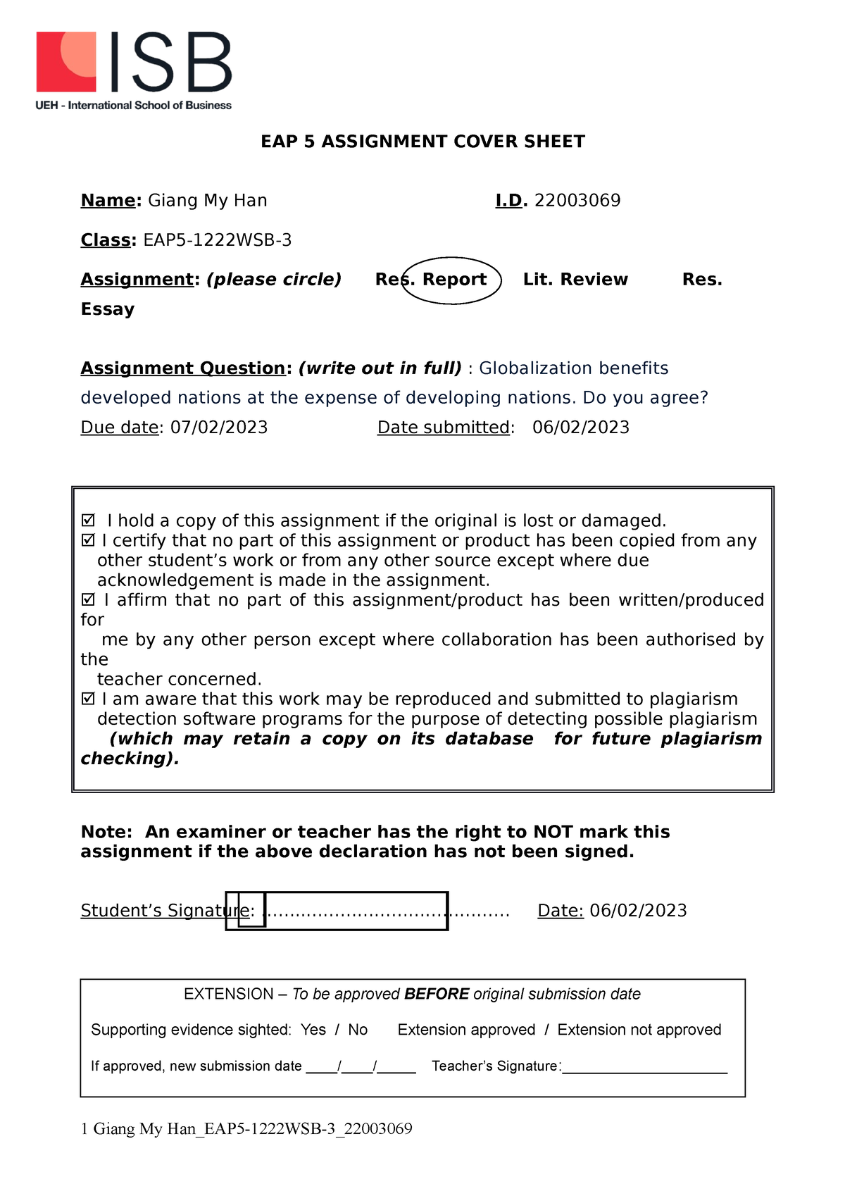 critical literature review eap5